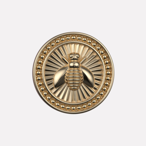 Joollion Charm Bee (Μέλισσα) από ασήμι 925, επιχρυσωμένο με χρυσό 18k, συμβατό με όλα τα Joolets της Joolify.