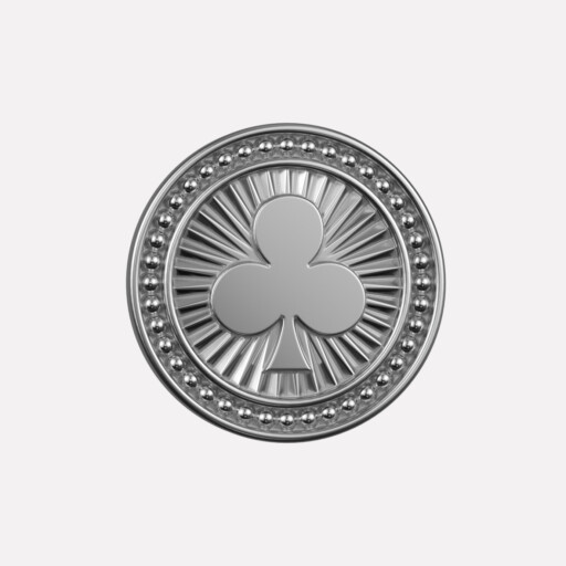 Joollion Charm Clubs, ασήμι 925 επιπλατινωμένο, συμβατό με όλα τα Joolets της Joolify.