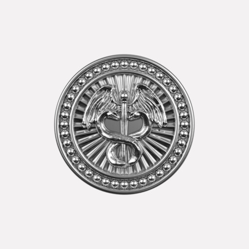 Joollion Charm Hermes (Ερμής), ασήμι 925 με οξείδωση, συμβατό με όλα τα Joolets της Joolify.