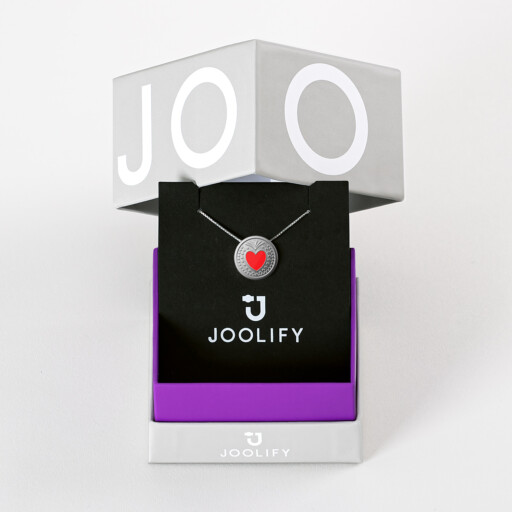 Joolet Κολιέ Packaging. Βάση για εναλλασσόμενο κόσμημα από επιπλατινωμένο ασήμι 925.