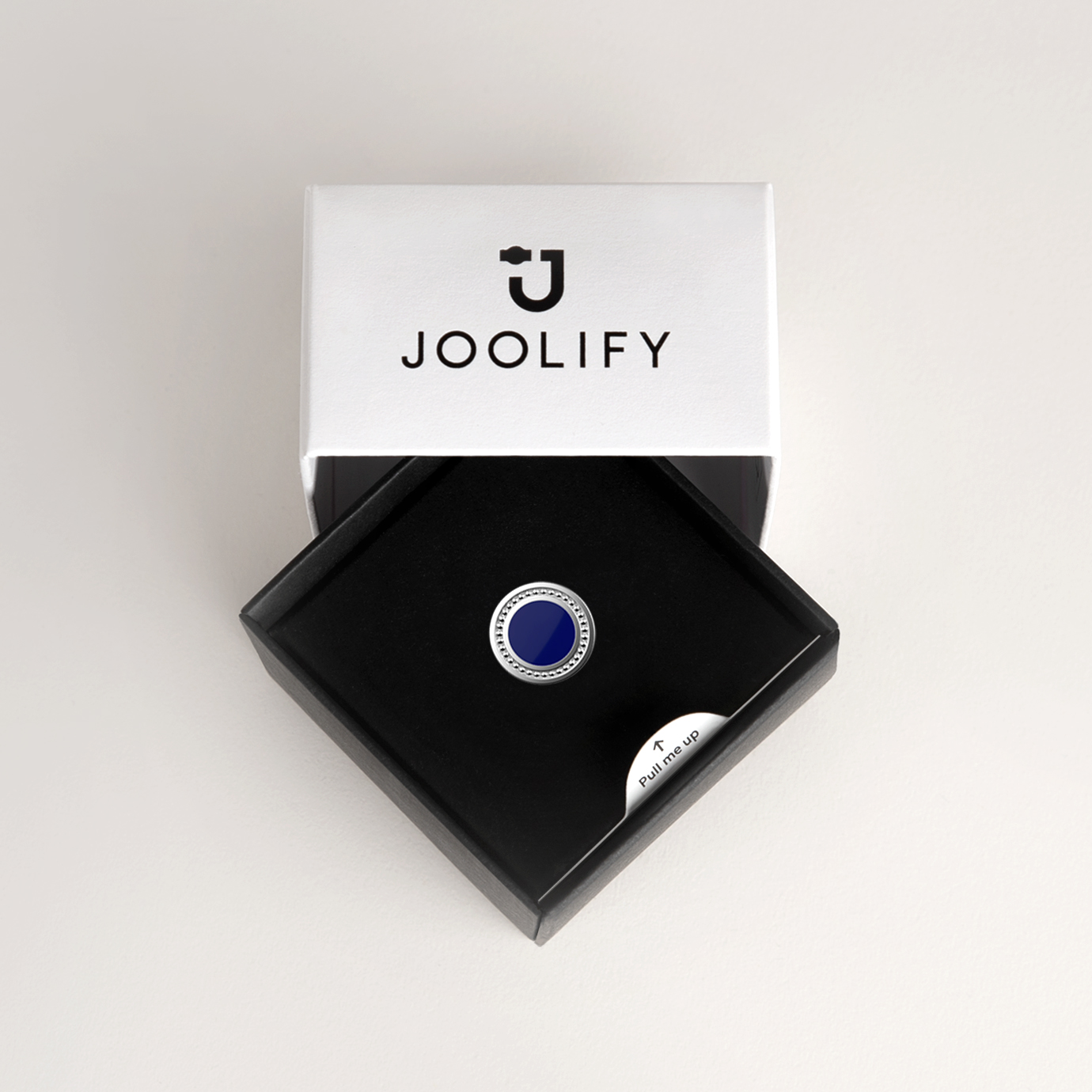 Packaging για τα Joollions της Joolify. Εναλλασσόμενα κοσμήματα από επιπλατινωμένο ασήμι 925.