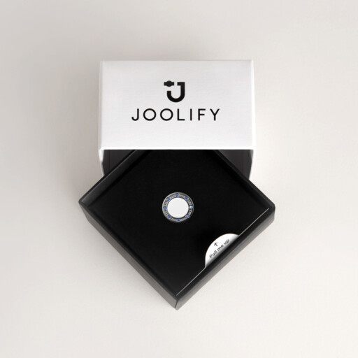 Packaging για τα Joollions της Joolify. Εναλλασσόμενα κοσμήματα από επιπλατινωμένο ασήμι 925.