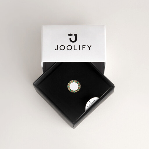 Packaging για τα Joollions της Joolify. Εναλλασσόμενα κοσμήματα από επιχρυσωμένο ασήμι 925 με χρυσό 18k.
