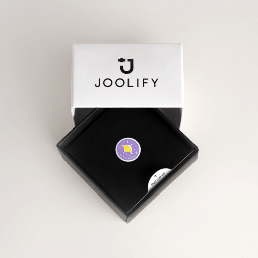 Packaging για τα Joollions της Joolify. Εναλλασσόμενα κοσμήματα από επιπλατινωμένο ασήμι 925.