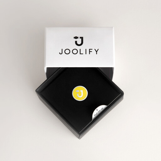 Packaging για τα Joollions της Joolify. Εναλλασσόμενα κοσμήματα από επιπλατινωμένο ασήμι 925.