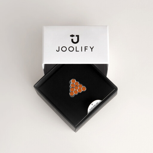 Packaging για τα Joollions της Joolify. Εναλλασσόμενα κοσμήματα από επιπλατινωμένο ασήμι 925.