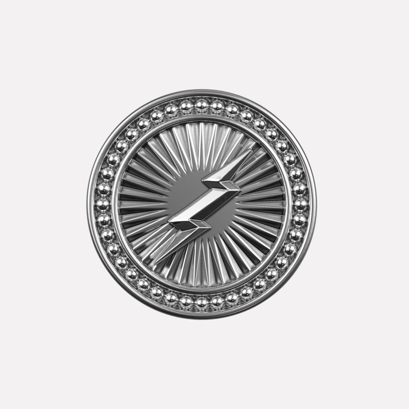 Joollion charm Zeus' Bolt in oxidized 925 Silver. Inspired by the thunderous power of Zeus. From the Zeus collection by Joolify.