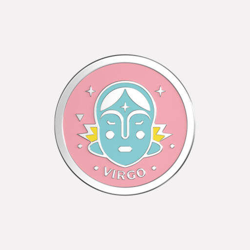 Joollion Charm Virgo (Παρθένος), ασήμι 925 επιπλατινωμένο, συμβατό με όλα τα Joolets της Joolify.