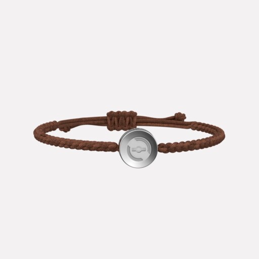 Joolet Bracelet Thin Cord (Βραχιόλι Μακραμέ με λεπτό κορδόνι). Μπεζ χρώμα. Ασήμι 925. Συνδυάζεται με όλα τα Joollions.