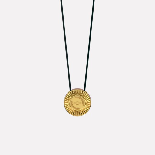 Joolet Pendant Cord (Κρεμαστό με κορδόνι). Ασήμι 925, επιχρυσωμένο με χρυσό 18k. Συνδυάζεται με όλα τα Joollions.