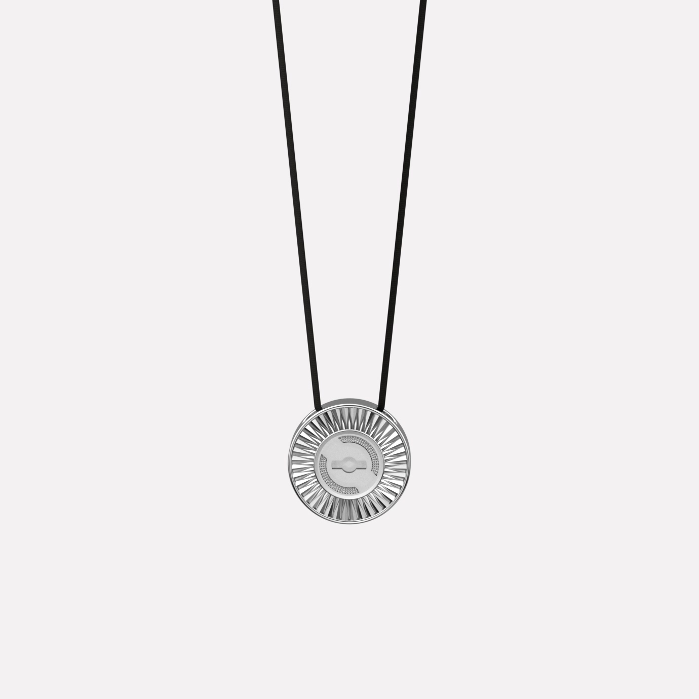 Joolet Pendant Cord featuring a thick black cord and a platinum or 18k gold-plated sterling silver base for interchangeable Joollions.