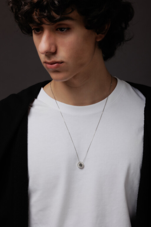 Joolet Pendant Chain (κρεμαστό με ασημένια αλυσίδα). Επιπλατινωμένο Ασήμι 925. Συνδυάζεται με όλα τα Joollions.