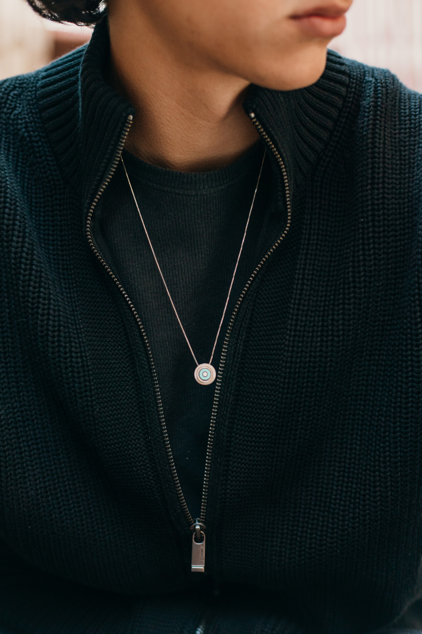 Joolet Pendant Chain (κολιέ με ασημένια αλυσίδα). Επιπλατινωμένο Ασήμι 925. Συνδυάζεται με όλα τα Joollions.