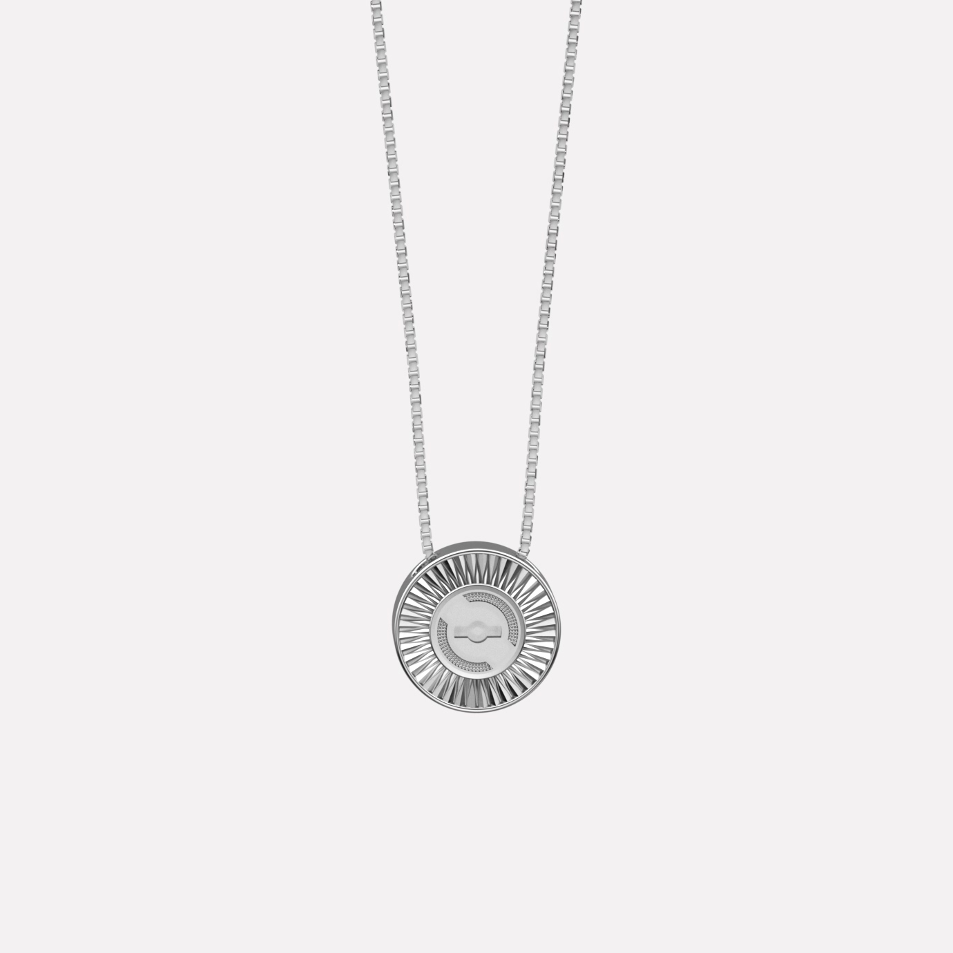 Joolet Pendant Chain featuring a sleek silver chain and a platinum- or 18k gold-plated base for adding interchangeable Joollions.