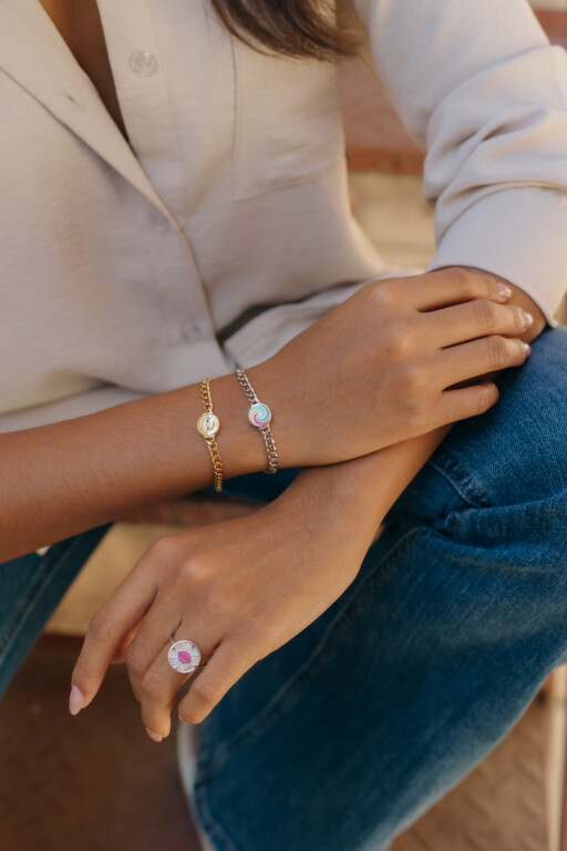 Joolet Bracelet Narrow Chain και Joolet Ring. Ασήμι 925. Συνδυάζονται με όλα τα Joollions.