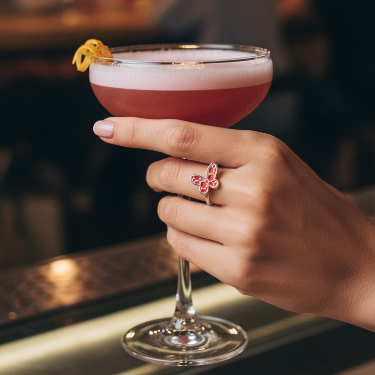 Πραγματοποίησε τη νυχτερινή σου έξοδο κλέβοντας τις εντυπώσεις με το Joollion Butterfly, σε κόκκινη απόχρωση.