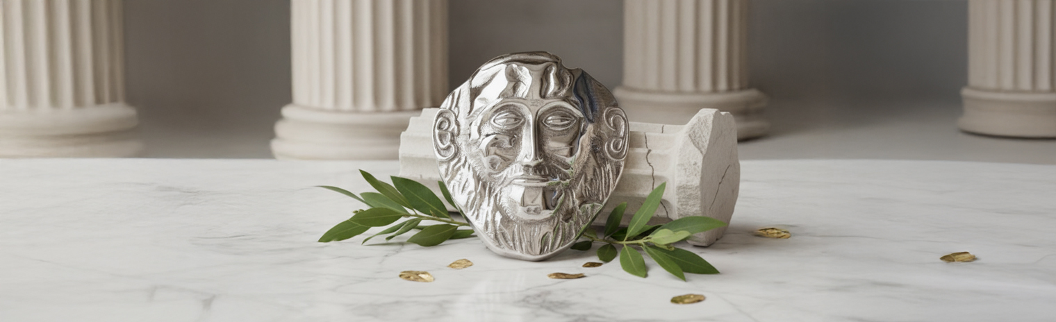 Joolify: Masks. Κοσμήματα σε οξειδωμένο ασήμι. Φόρεσε ένα θραύσμα αιωνιότητας. Γίνε μέρος του μύθου.